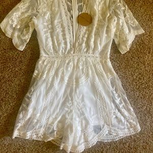 Beautiful lace romper